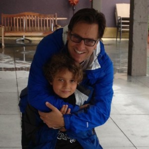 Todd Leiman and his son Kolby