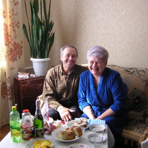 The Ukrainian Mama and Papa Jeffrey calls family