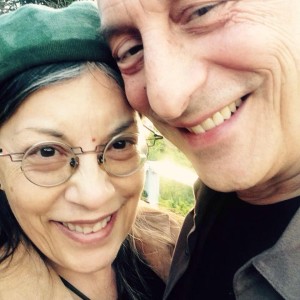 Emilio with his wife the exceptionally talented artist Ellen Kobayashi