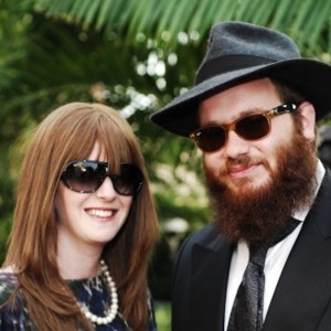 Miryum Mochkin and her husband Rabbi Peretrz Mochkin