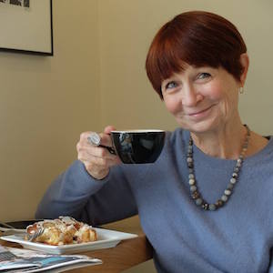 Naomi Rayman writes better with coffee